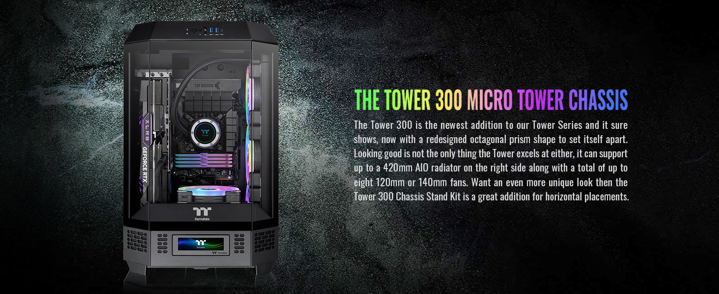 Thermaltake Tower Black Micro Atx Case X Mm Ct Fan Included